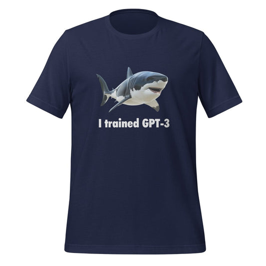 I trained GPT - 3 T-Shirt (unisex) - Navy - AI Store