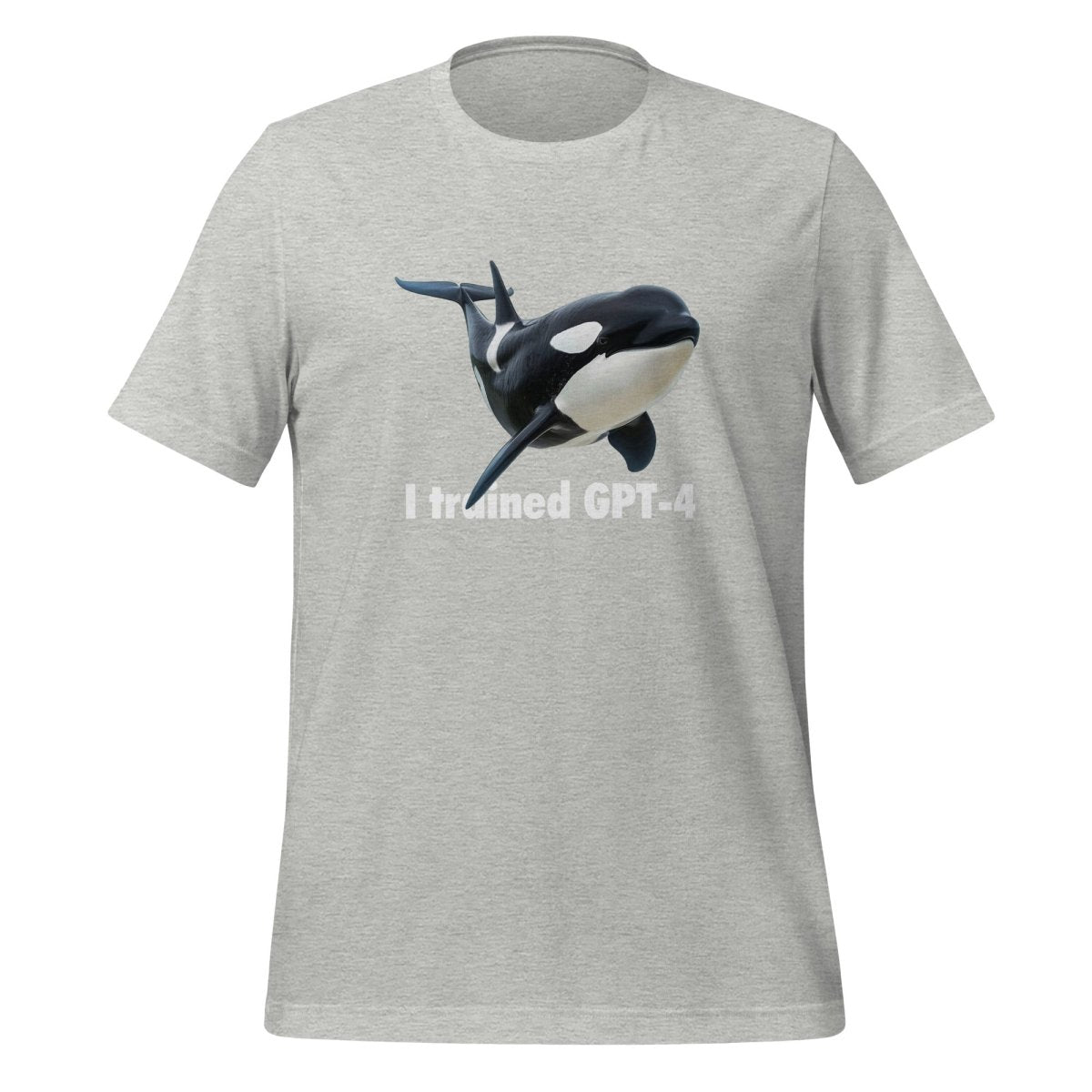 I trained GPT - 4 T - Shirt (unisex) - Athletic Heather - AI Store