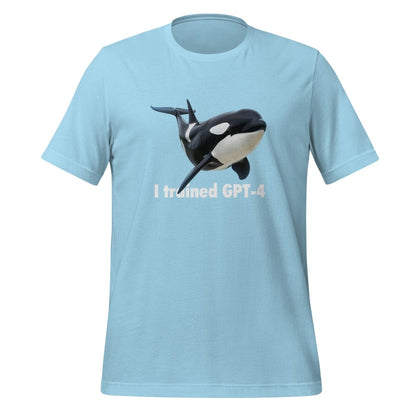 I trained GPT - 4 T - Shirt (unisex) - Ocean Blue - AI Store