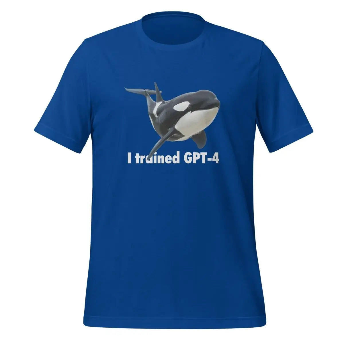 I trained GPT-4 T-Shirt (unisex) - True Royal / M