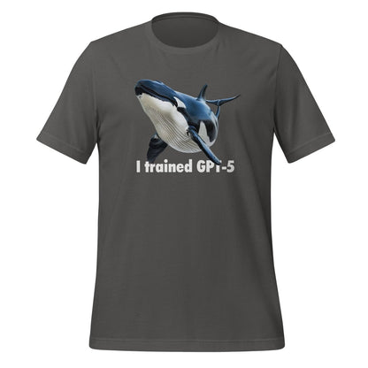 I trained GPT - 5 T - Shirt (unisex) - Asphalt - AI Store