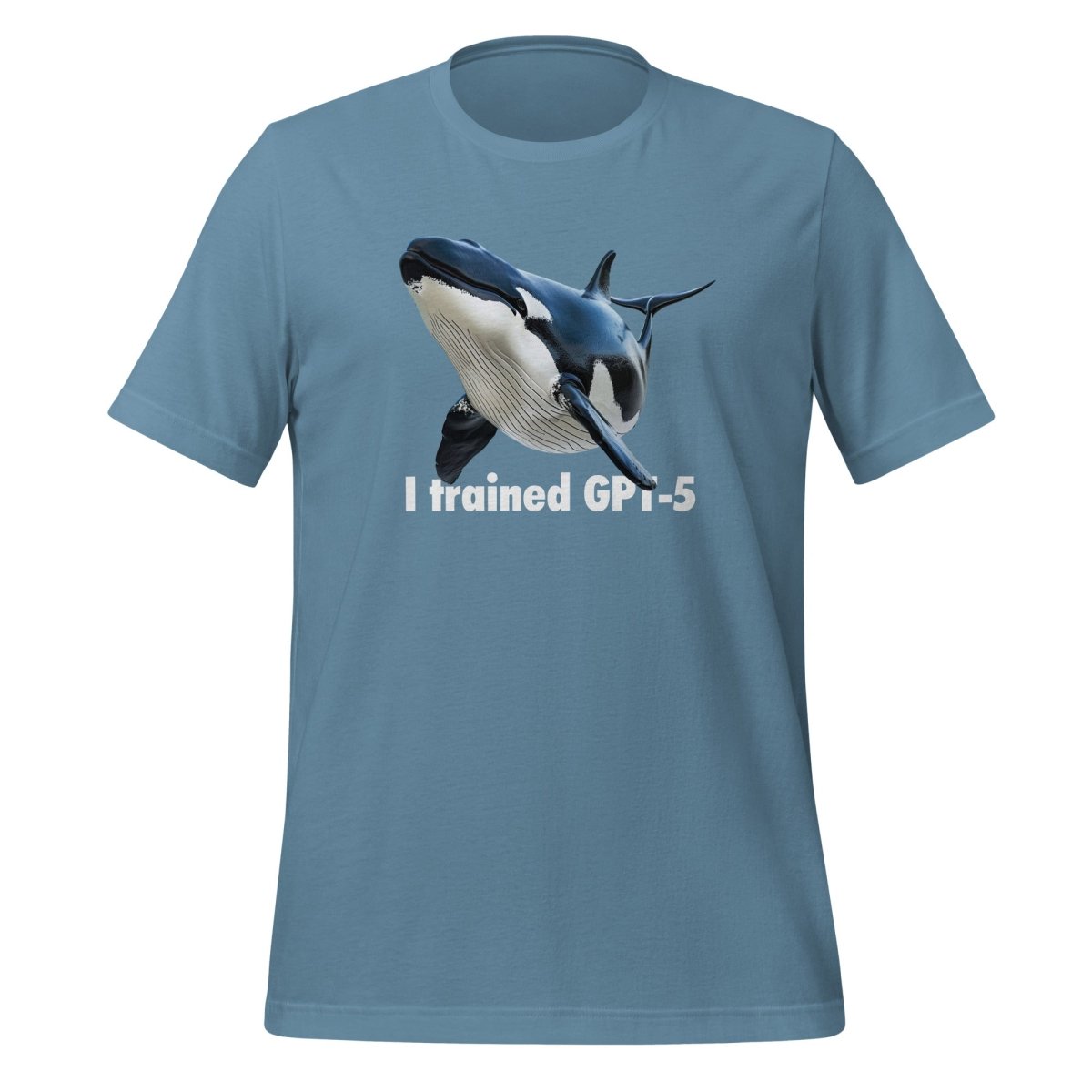 I trained GPT - 5 T - Shirt (unisex) - Steel Blue - AI Store