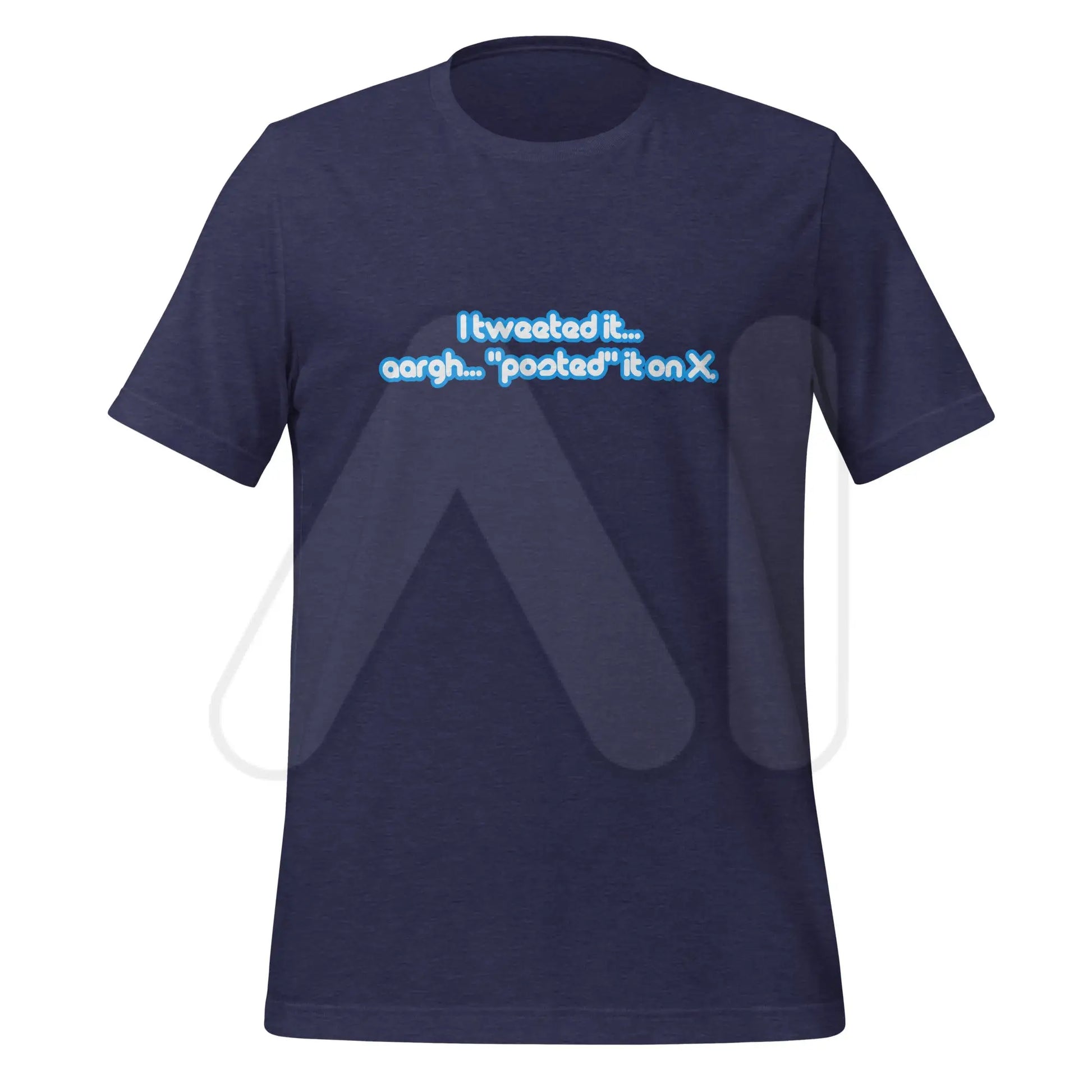 I Tweeted It T-Shirt (unisex) - Heather Midnight Navy / M