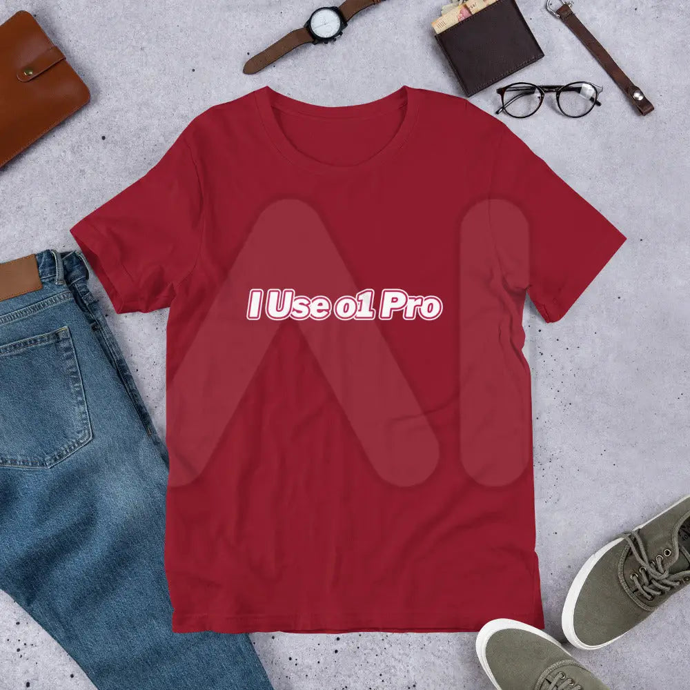 The i use O1 Pro T-shirt (unisex).