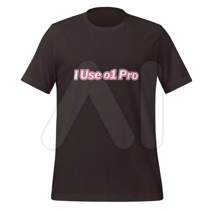 The i use O1 Pro T-shirt (unisex) Brown / m.