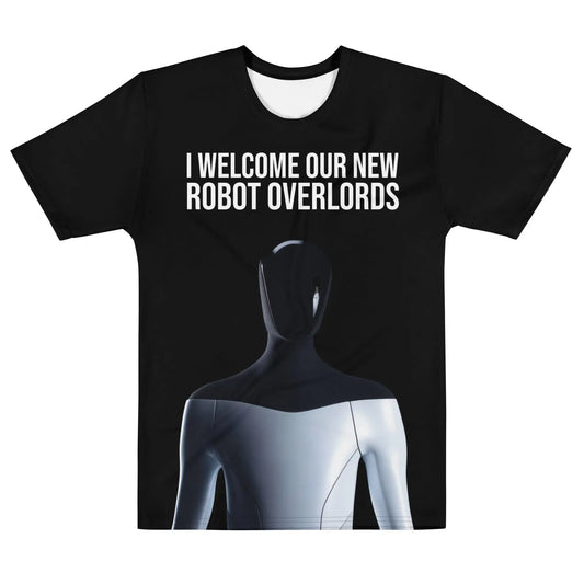 The i Welcome our New Robot Overlords Optimus T-shirt (men) m.