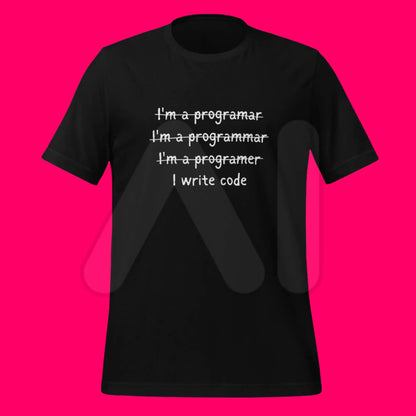 I Write Code T-Shirt (unisex)