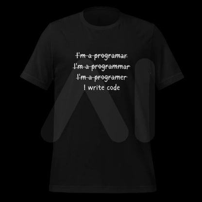 I Write Code T-Shirt (unisex)