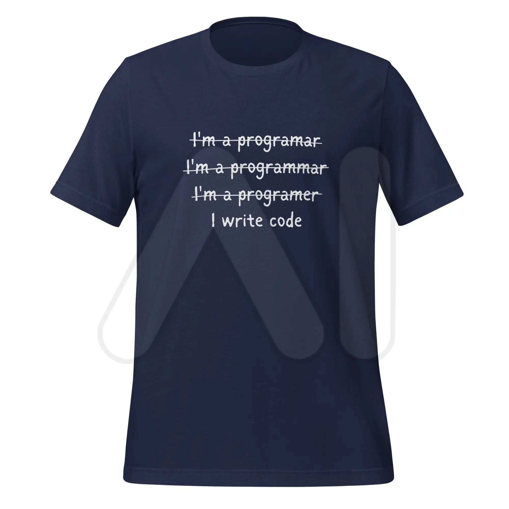 I Write Code T-Shirt (unisex) - Navy / M