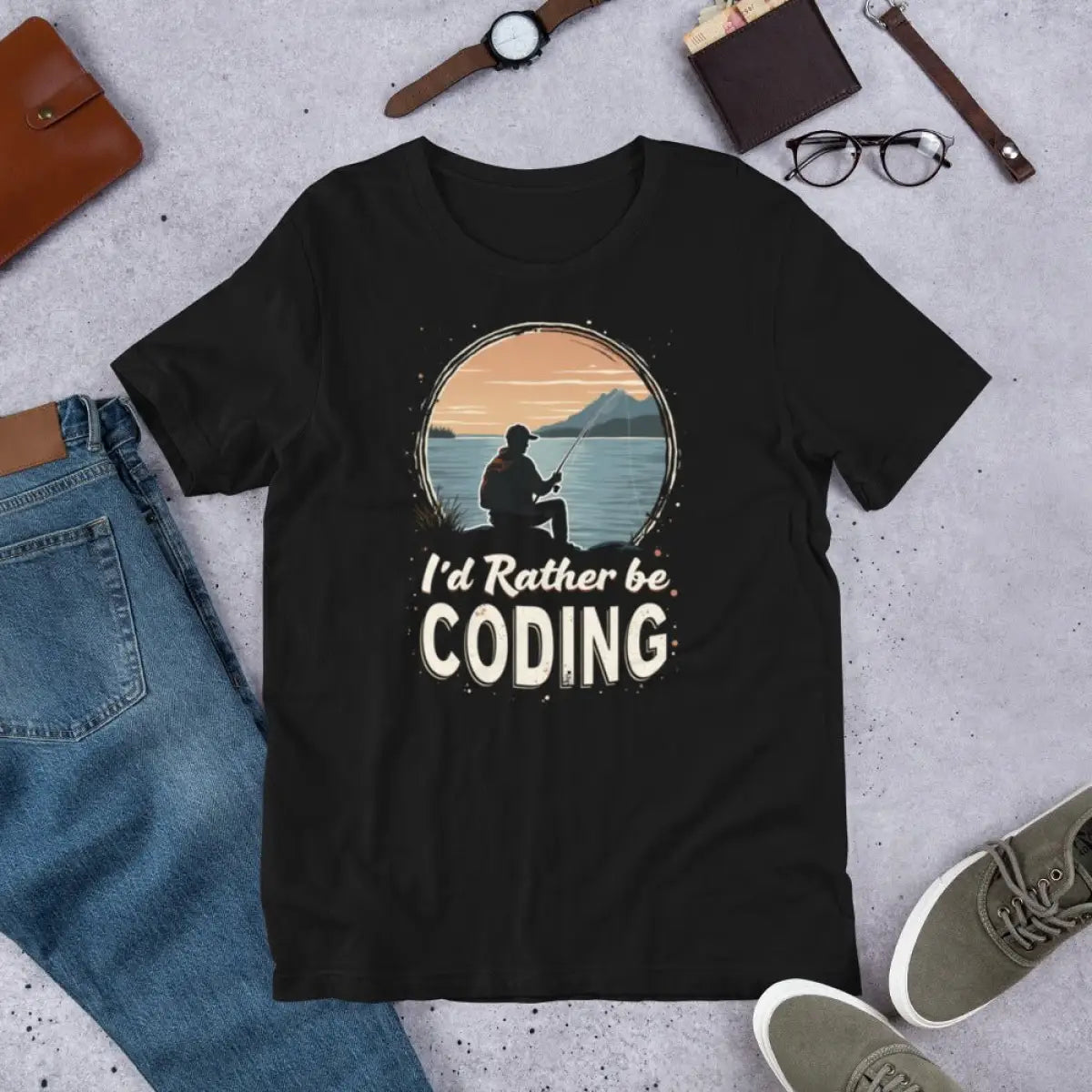 I’d Rather Be Coding T-Shirt 2 (unisex)