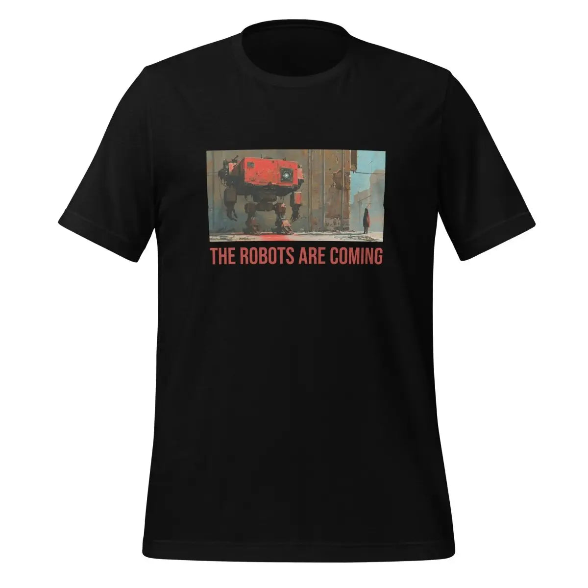 Illustrated The Robots Are Coming T-Shirt (unisex) - Black / M