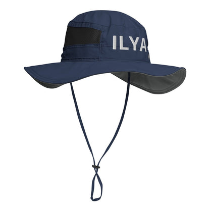 ILYA Embroidered Columbia Booney Hat - Collegiate Navy - AI Store