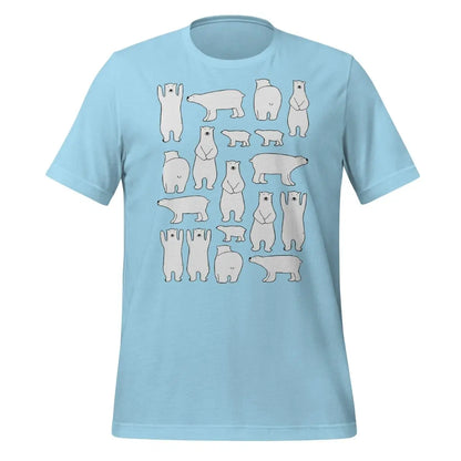 Ilya Polar Bears T-Shirt (unisex) - Ocean Blue / M