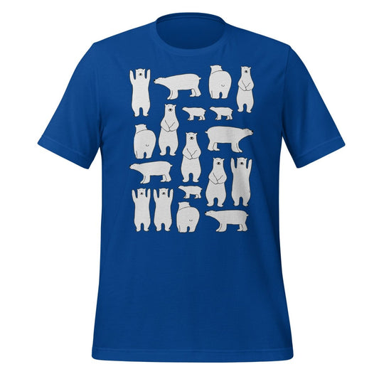 Ilya Polar Bears T-Shirt (unisex) - True Royal - AI Store