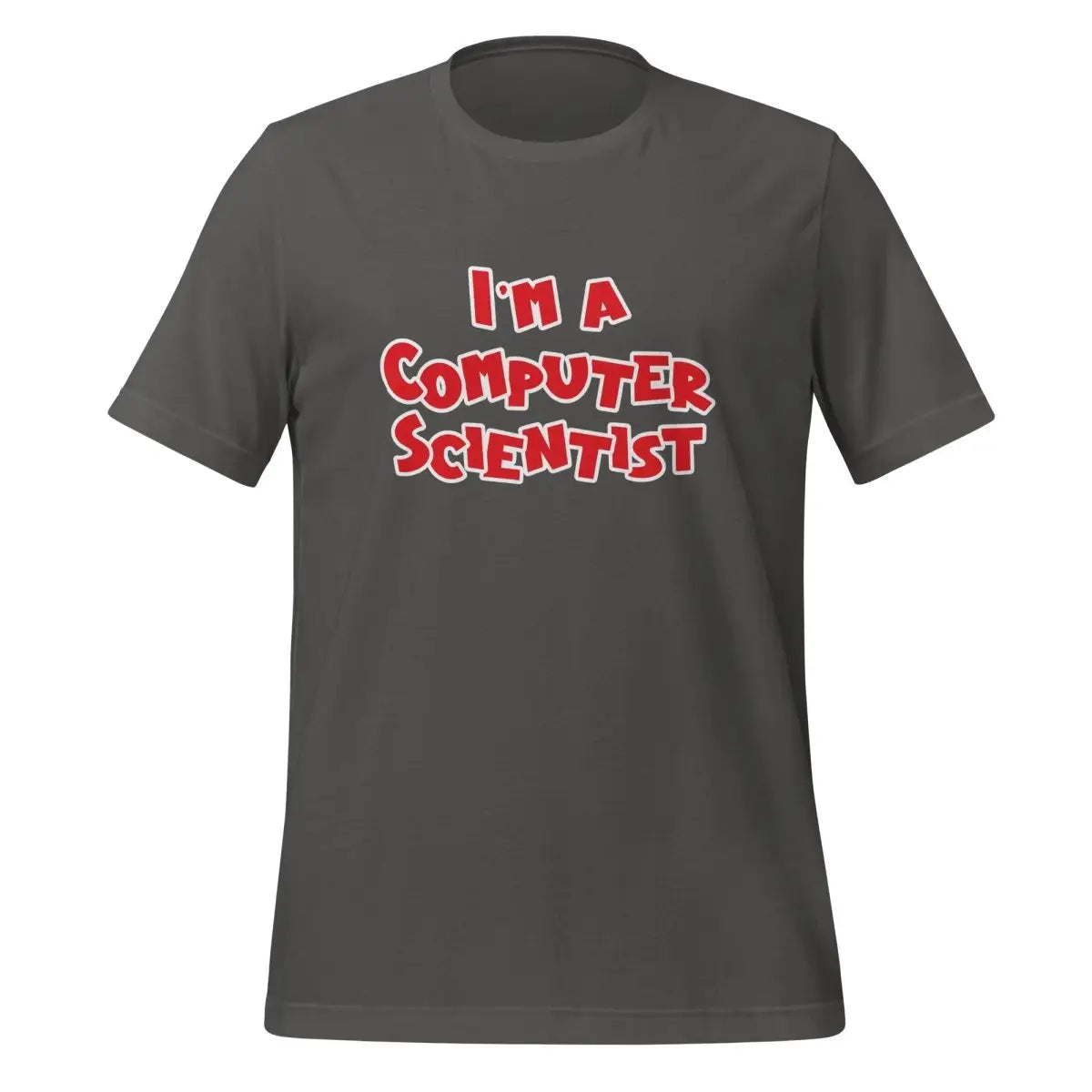 I’m a Computer Scientist Comic T-Shirt (unisex) - Asphalt / M