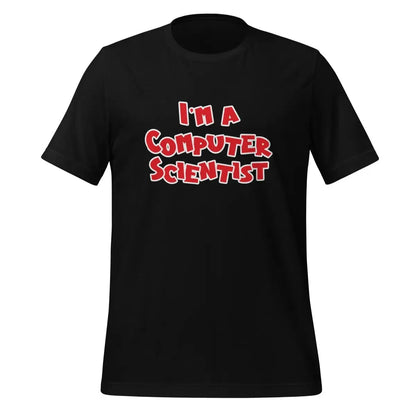 I’m a Computer Scientist Comic T-Shirt (unisex) - Black / M