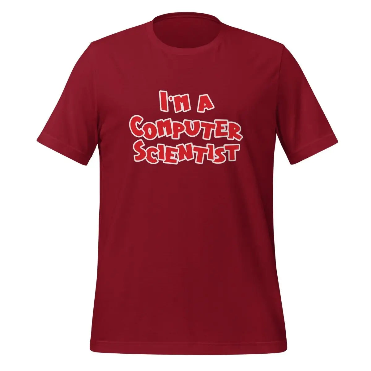 I’m a Computer Scientist Comic T-Shirt (unisex) - Cardinal / M