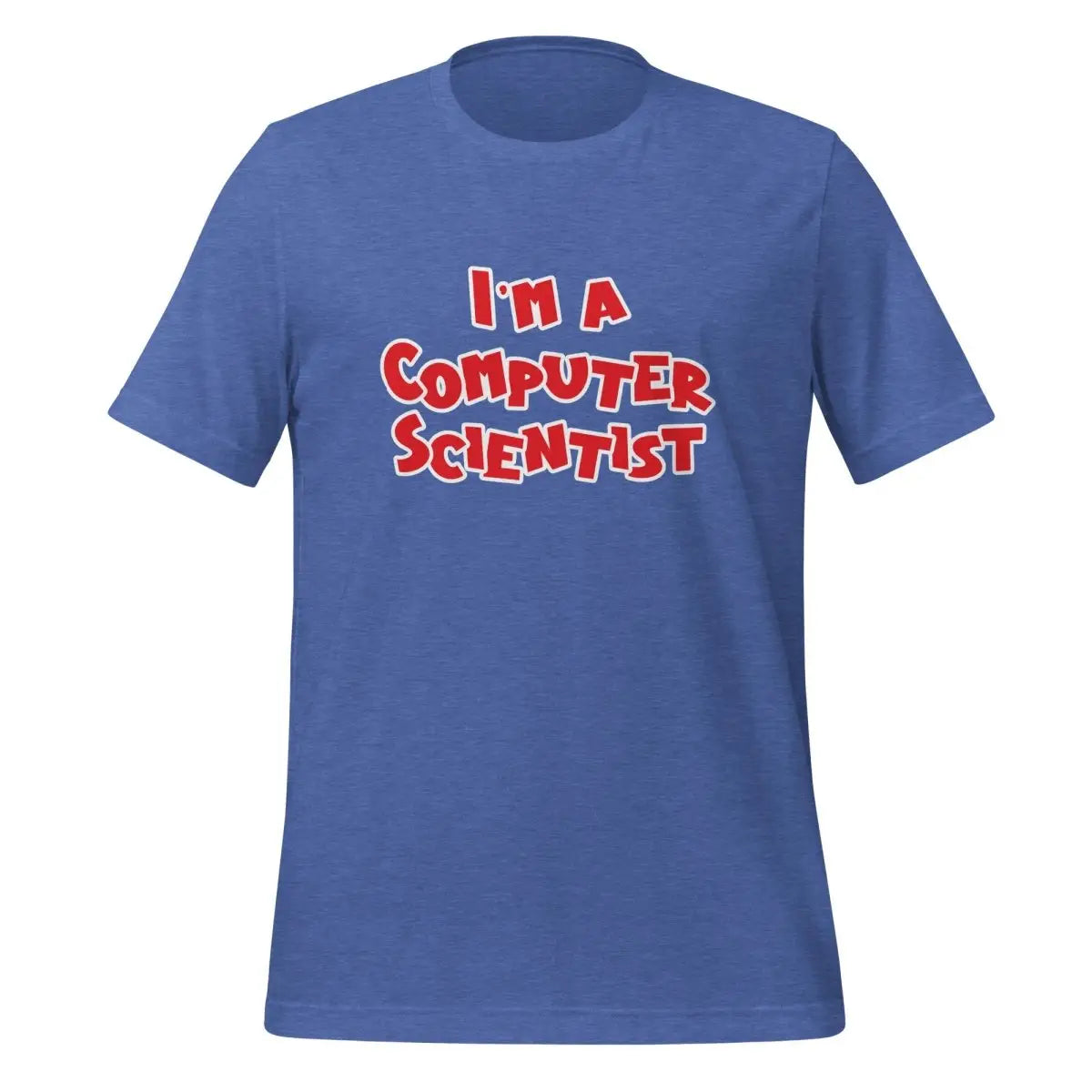 I’m a Computer Scientist Comic T-Shirt (unisex) - Heather True Royal / M