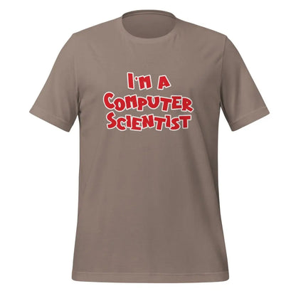 I’m a Computer Scientist Comic T-Shirt (unisex) - Pebble / M