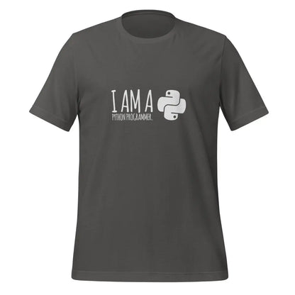 I’m a Python programmer. T-Shirt (unisex) - Asphalt / M