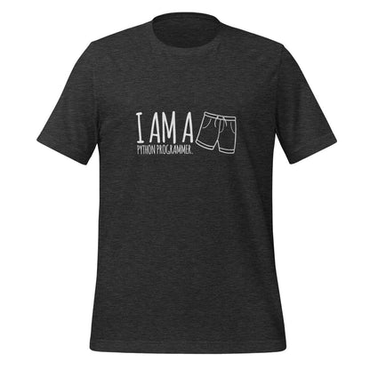 I'm a Python programmer. T - Shirt (unisex) - Dark Grey Heather - AI Store