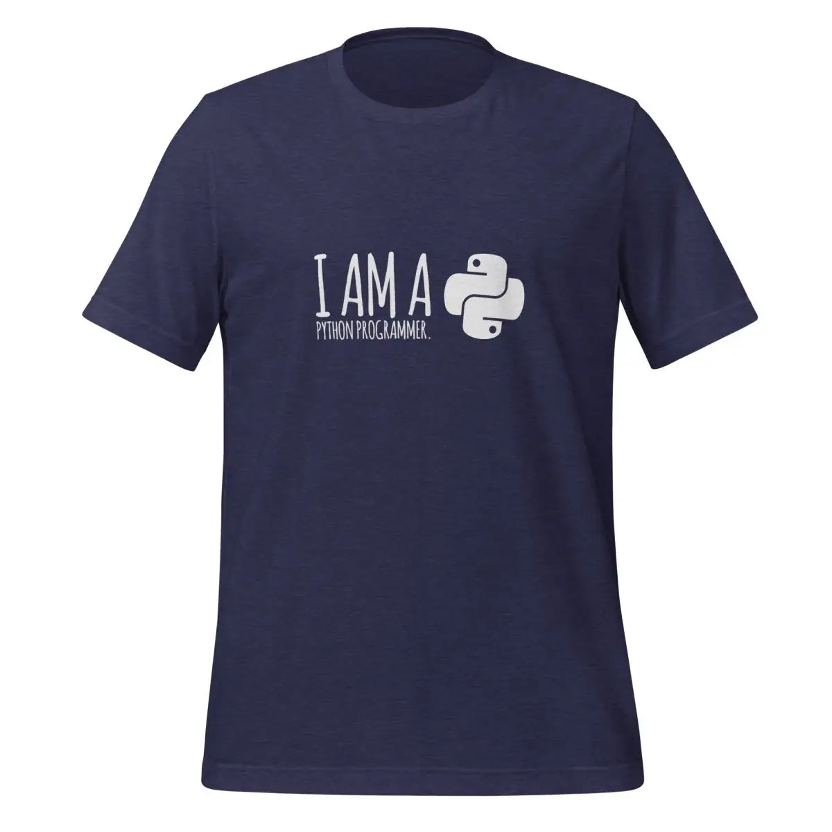 I’m a Python programmer. T-Shirt (unisex) - Heather Midnight Navy / M