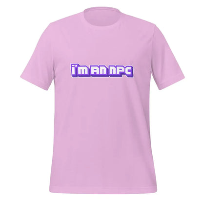 I’m an NPC Gamer T-Shirt (unisex) - Lilac / M