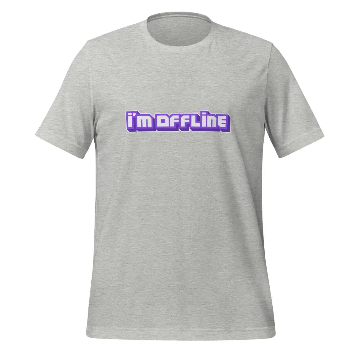 I’m Offline Twitch-Style T-Shirt (unisex) - Athletic Heather / M