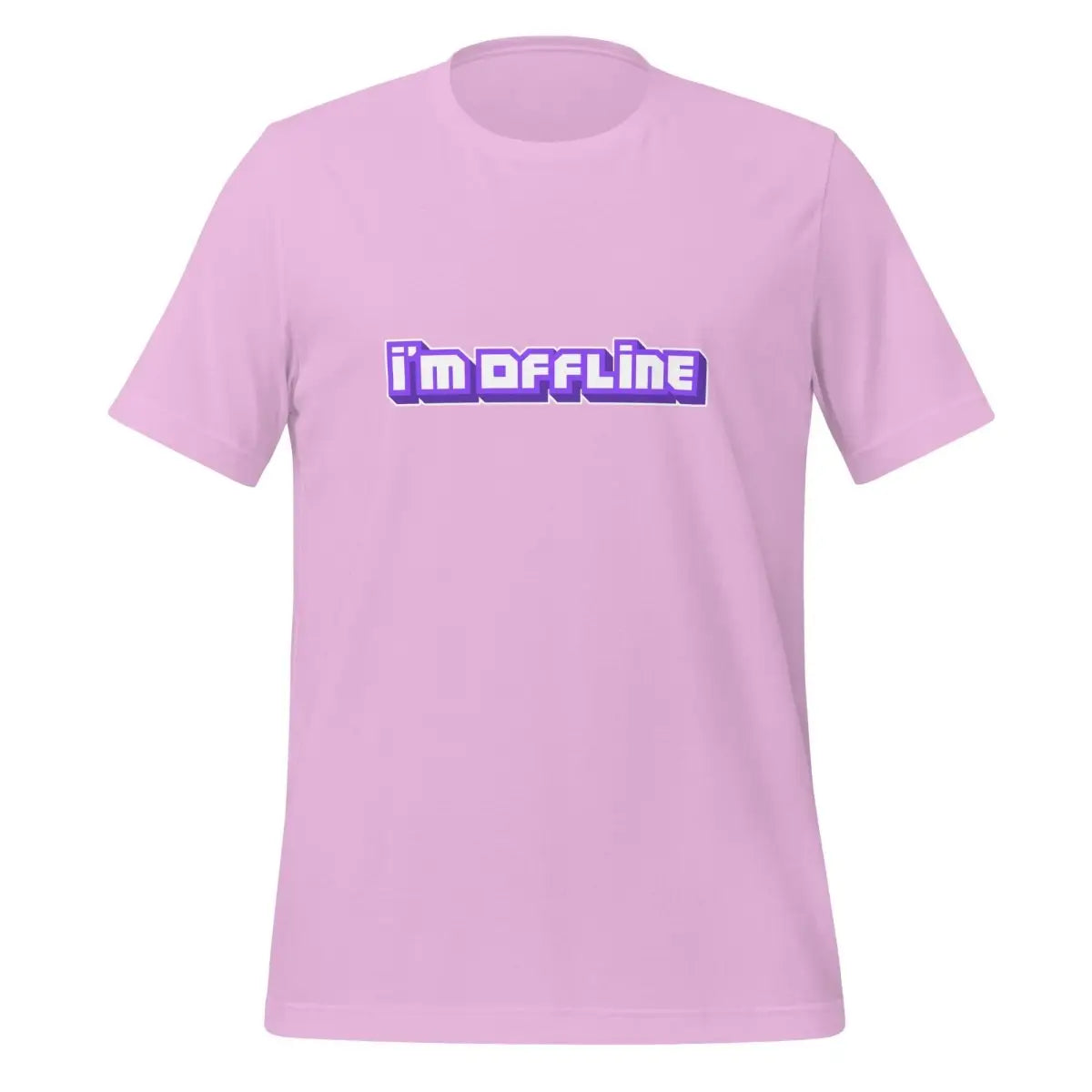 I’m Offline Twitch-Style T-Shirt (unisex) - Lilac / M