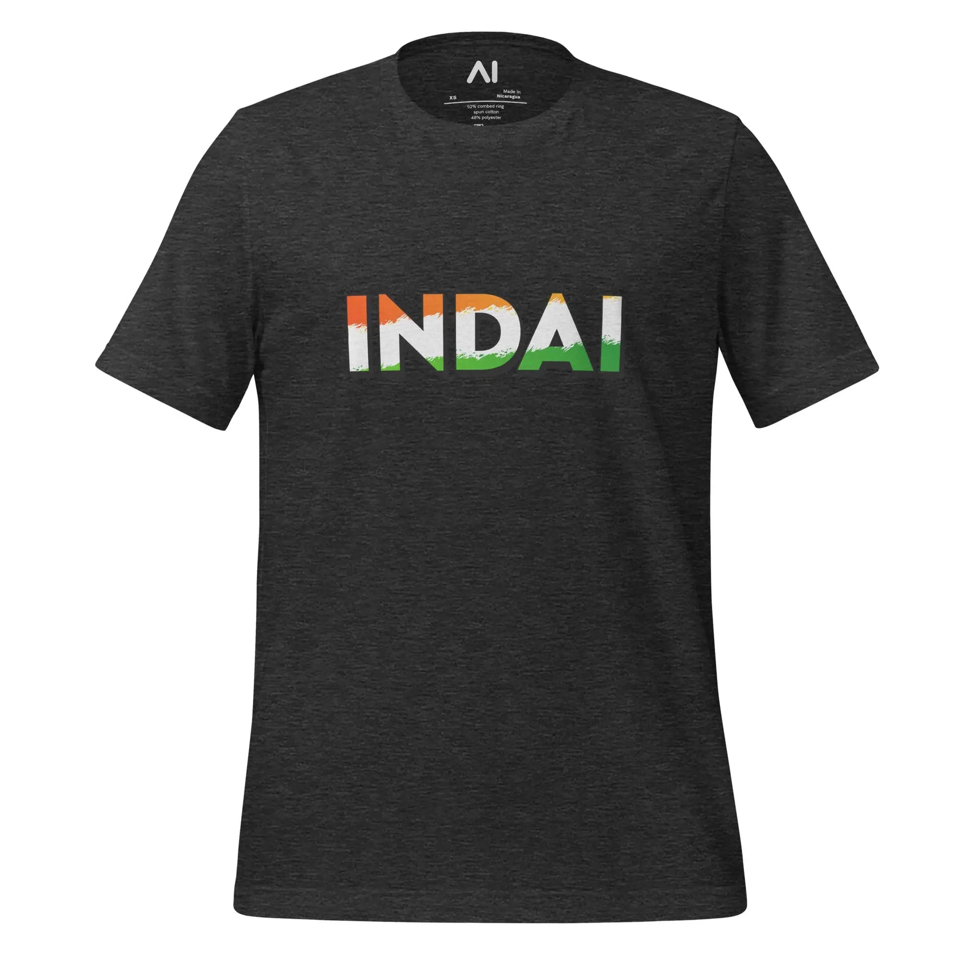 INDAI (India AI) T-Shirt (unisex) - Dark Grey Heather / M