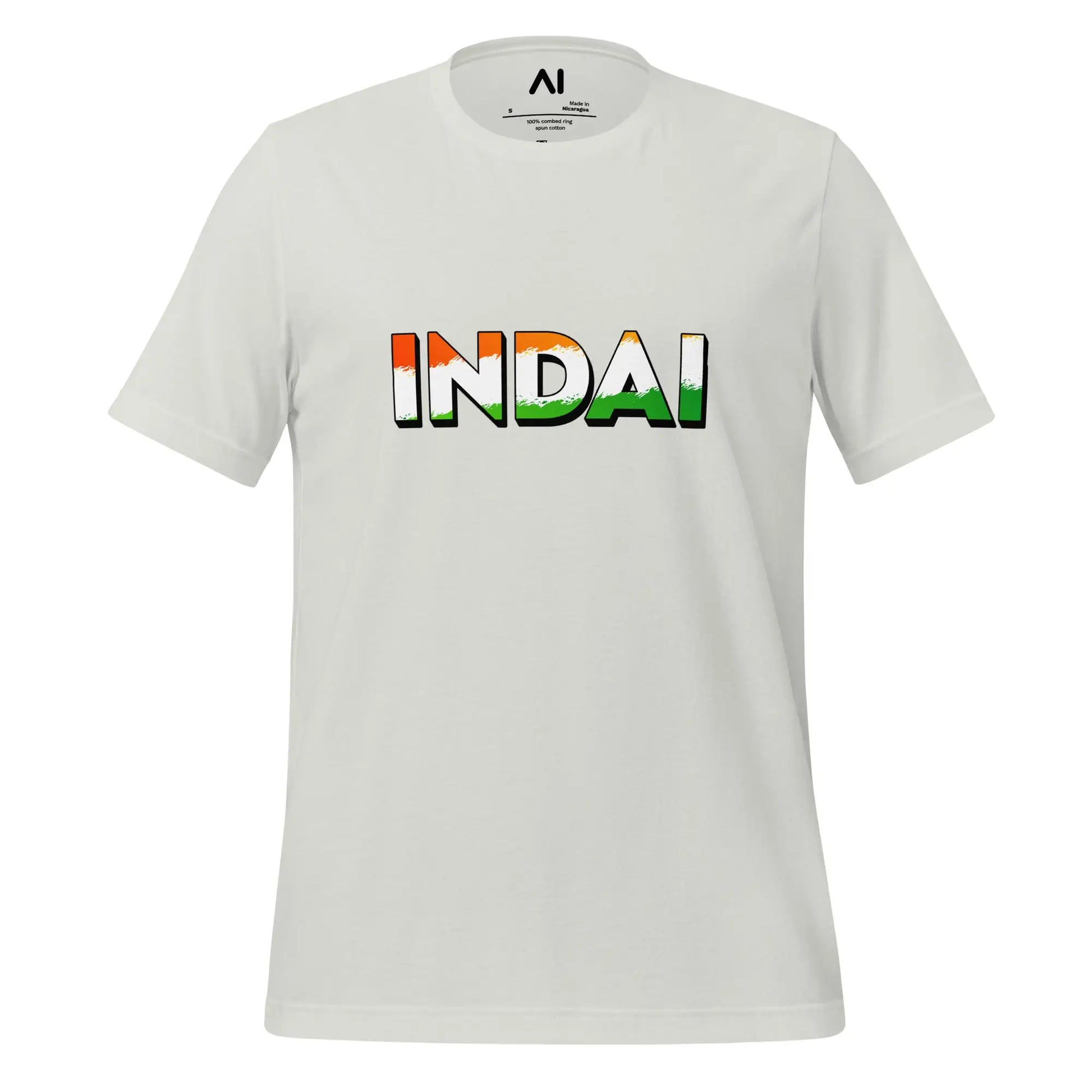 INDAI (India AI) T-Shirt (unisex) - Silver / M