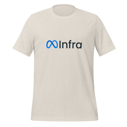 Infra Logo T-Shirt (unisex) - Heather Dust - AI Store