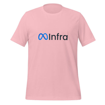 Infra Logo T-Shirt (unisex) - Pink - AI Store