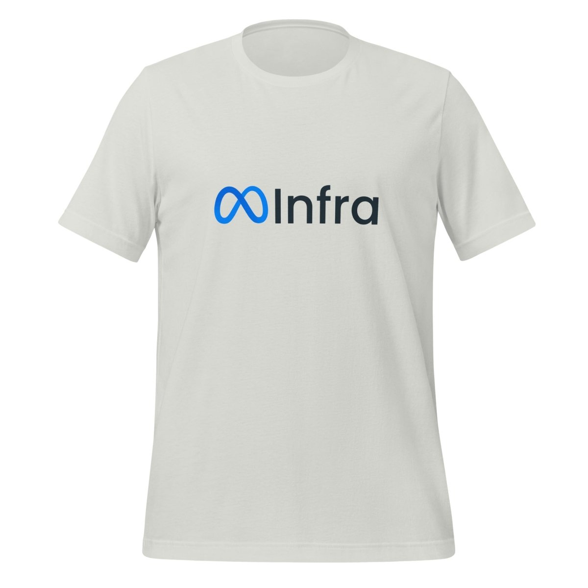 Infra Logo T-Shirt (unisex) - Silver - AI Store