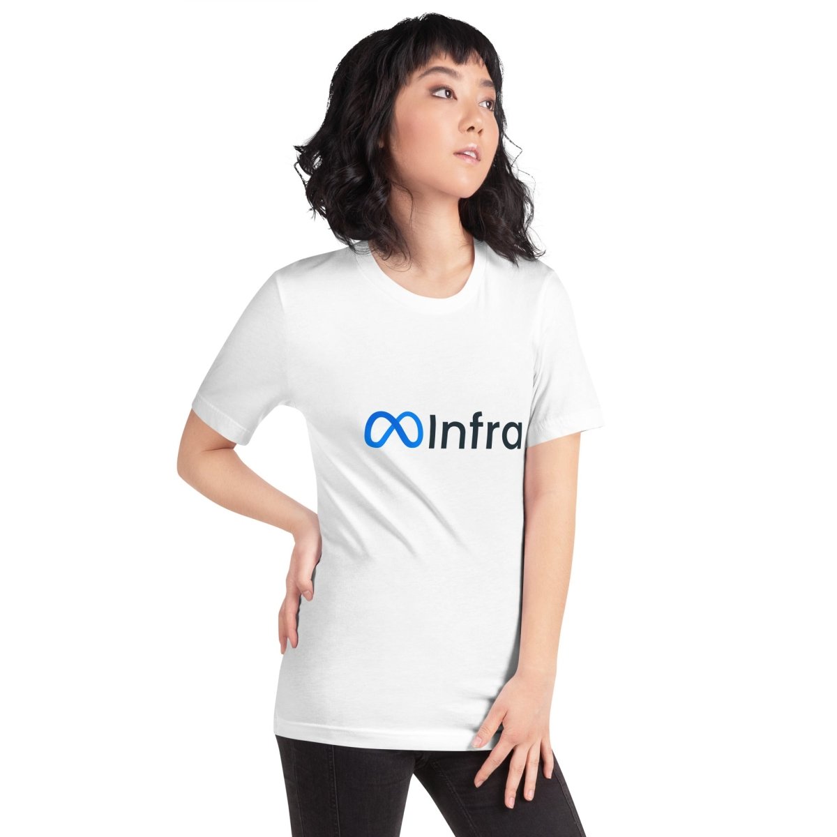 Infra Logo T-Shirt (unisex) - White - AI Store