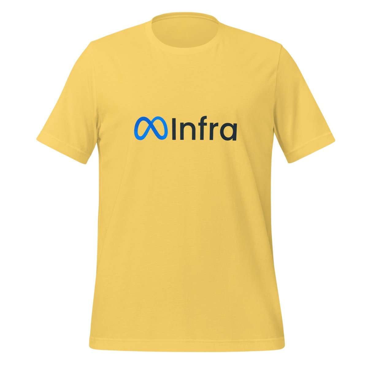 Infra Logo T-Shirt (unisex) - Yellow - AI Store