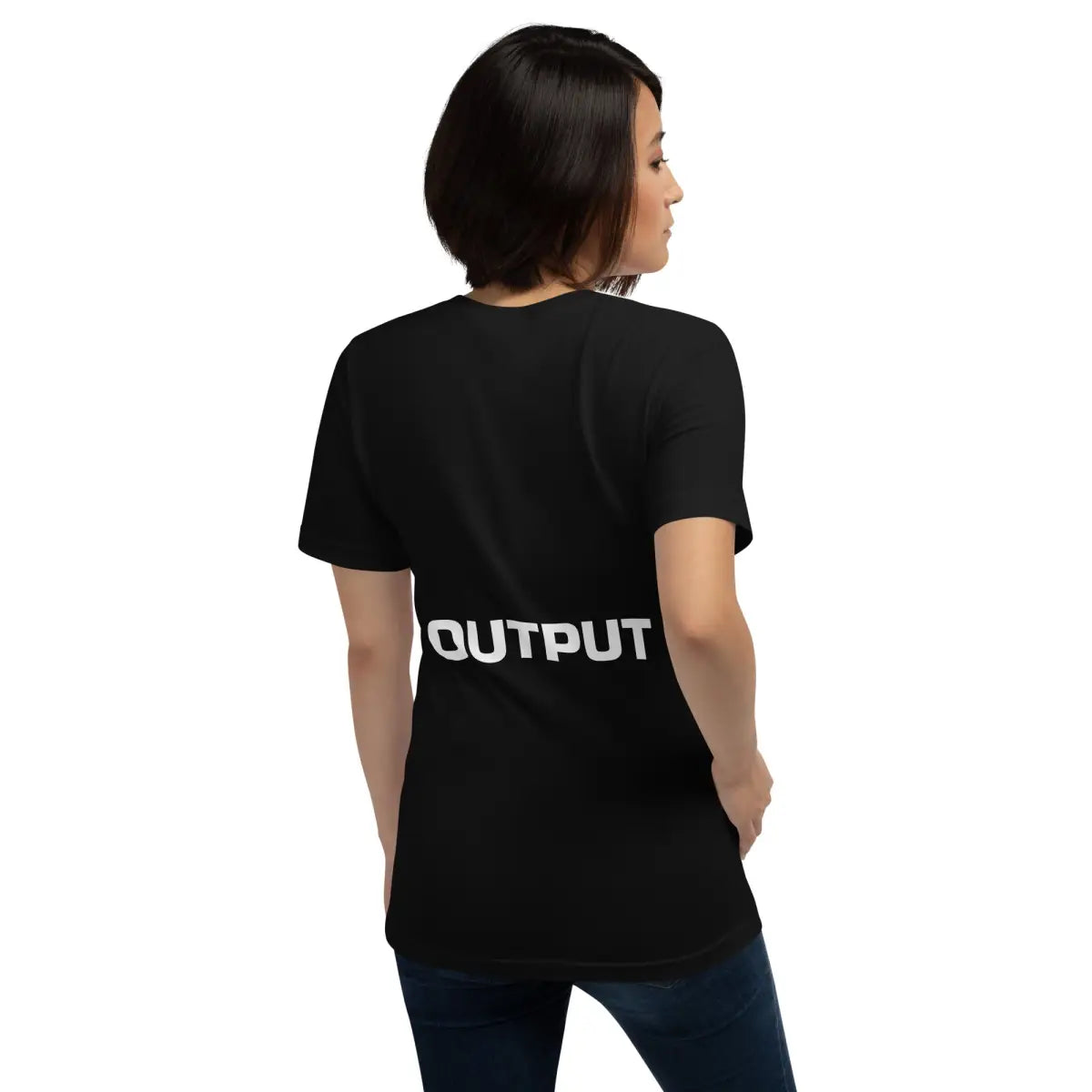 Input Output Front and Back T-Shirt (unisex)