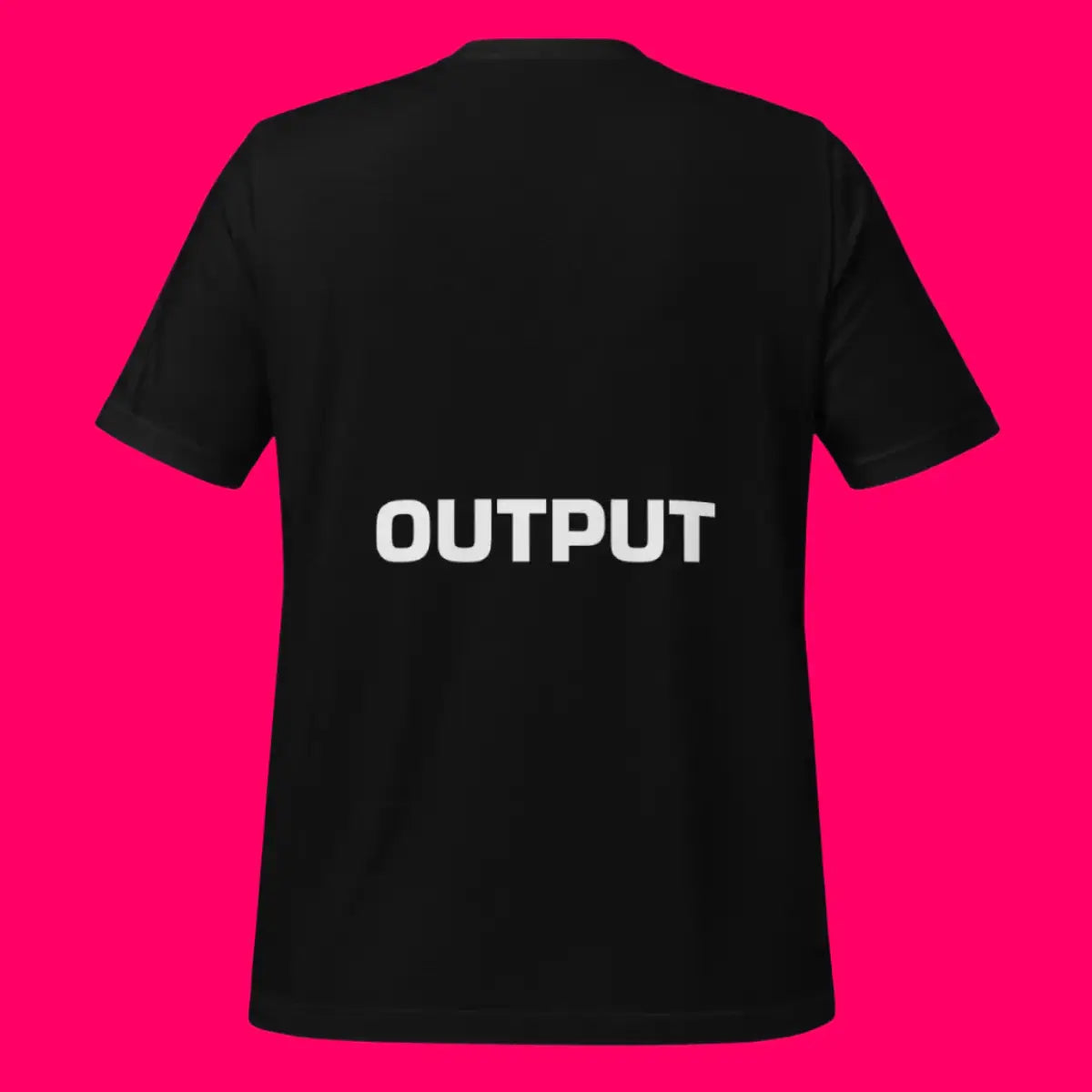 Input Output Front and Back T-Shirt (unisex)