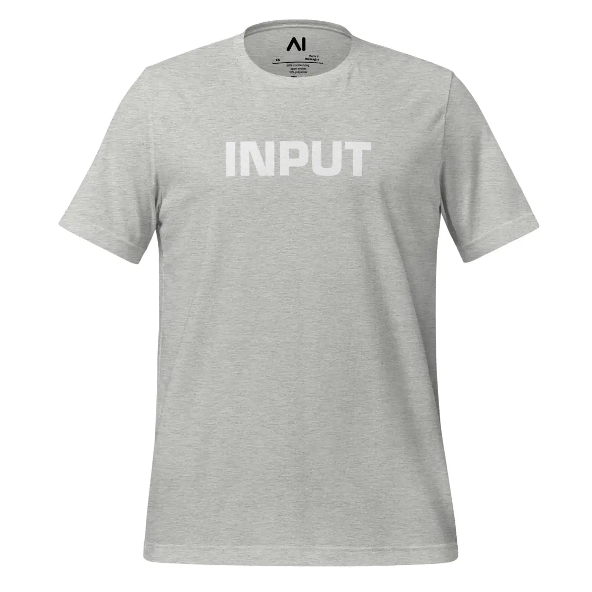 Input Output Front and Back T-Shirt (unisex) - Athletic Heather / M