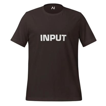 Input T-Shirt (unisex) - Brown / M