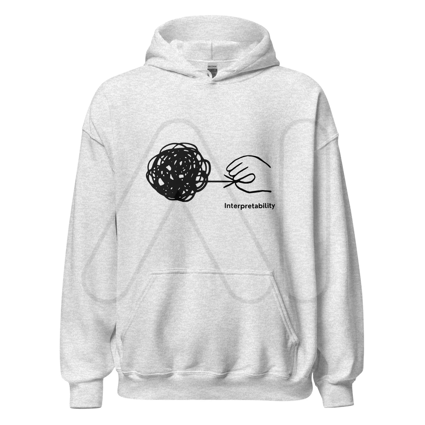 Interpretability Hoodie (unisex) - Ash / M