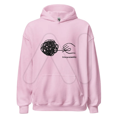 Interpretability Hoodie (unisex) - Light Pink / M