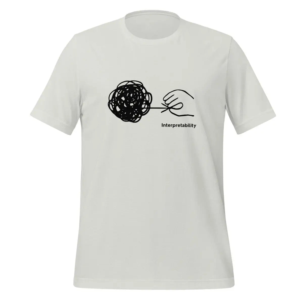 Interpretability T-Shirt (unisex) - Silver / M