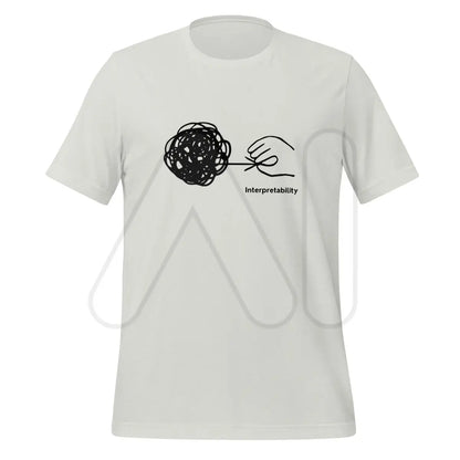 Interpretability T-Shirt (unisex) - Silver / M