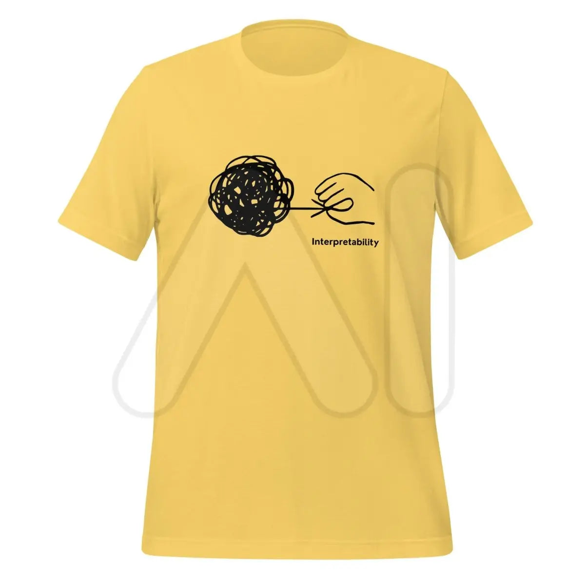 Interpretability T-Shirt (unisex) - Yellow / M