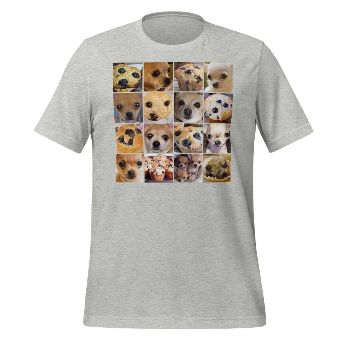 Is it a Blueberry Muffin or is it a Chihuahua? T-Shirt (unisex) - Athletic Heather / M