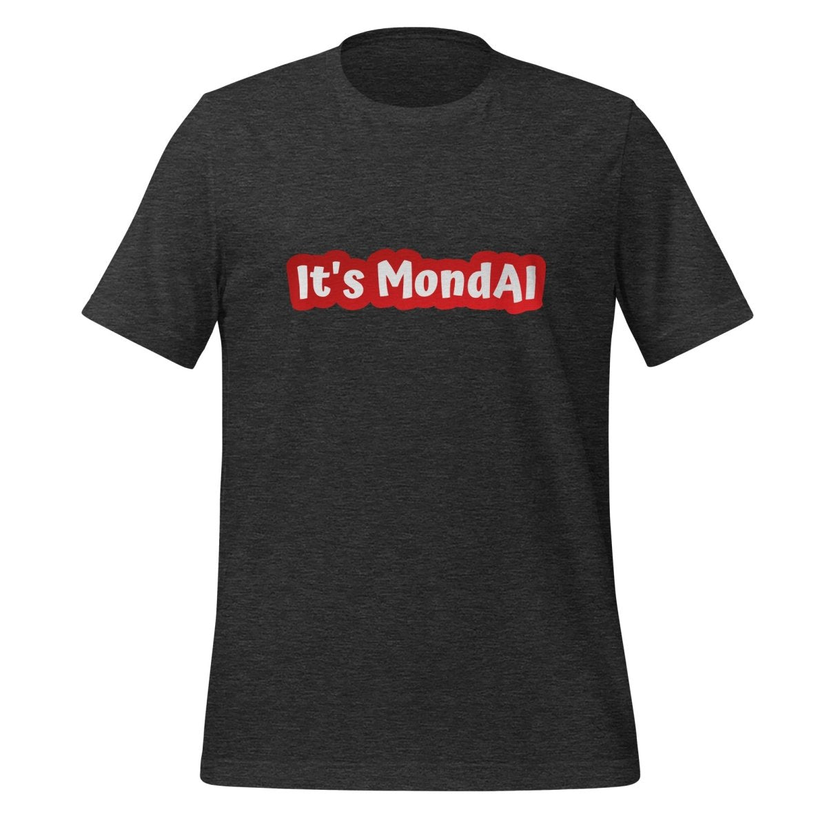 It's MondAI T-Shirt (unisex) - Dark Grey Heather - AI Store