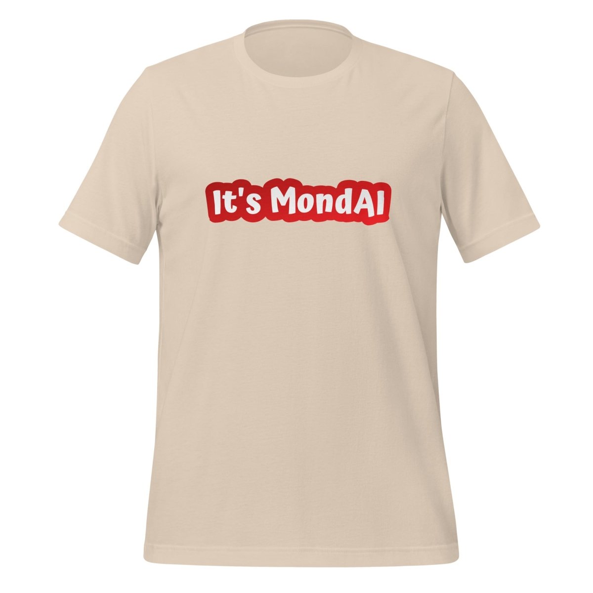 It's MondAI T-Shirt (unisex) - Soft Cream - AI Store