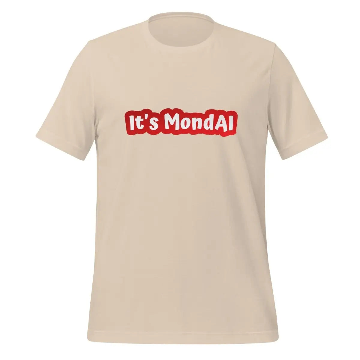 The It’s Mondai T-shirt (unisex) Soft Cream / m.