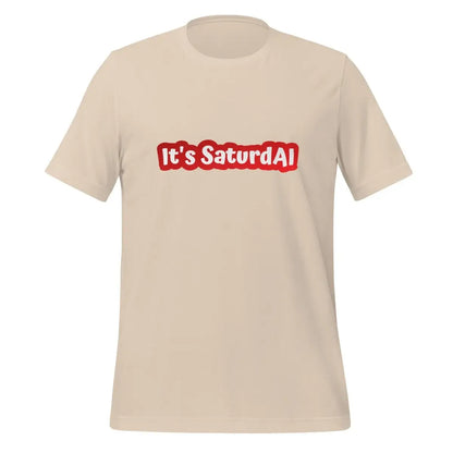 The It’s Saturdai T-shirt (unisex) Soft Cream / m.